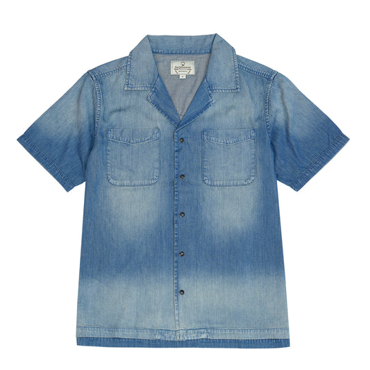 JiaQi Forever Camp Collar Casual Short - Sleeve Shirt