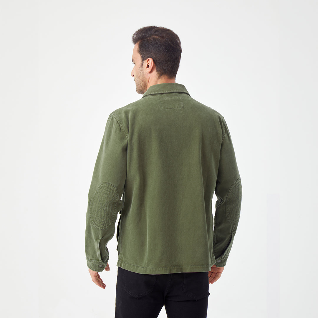 JiaQi Forever M65 Heavyweight Utility Jacket with Waxed Canvas Coating