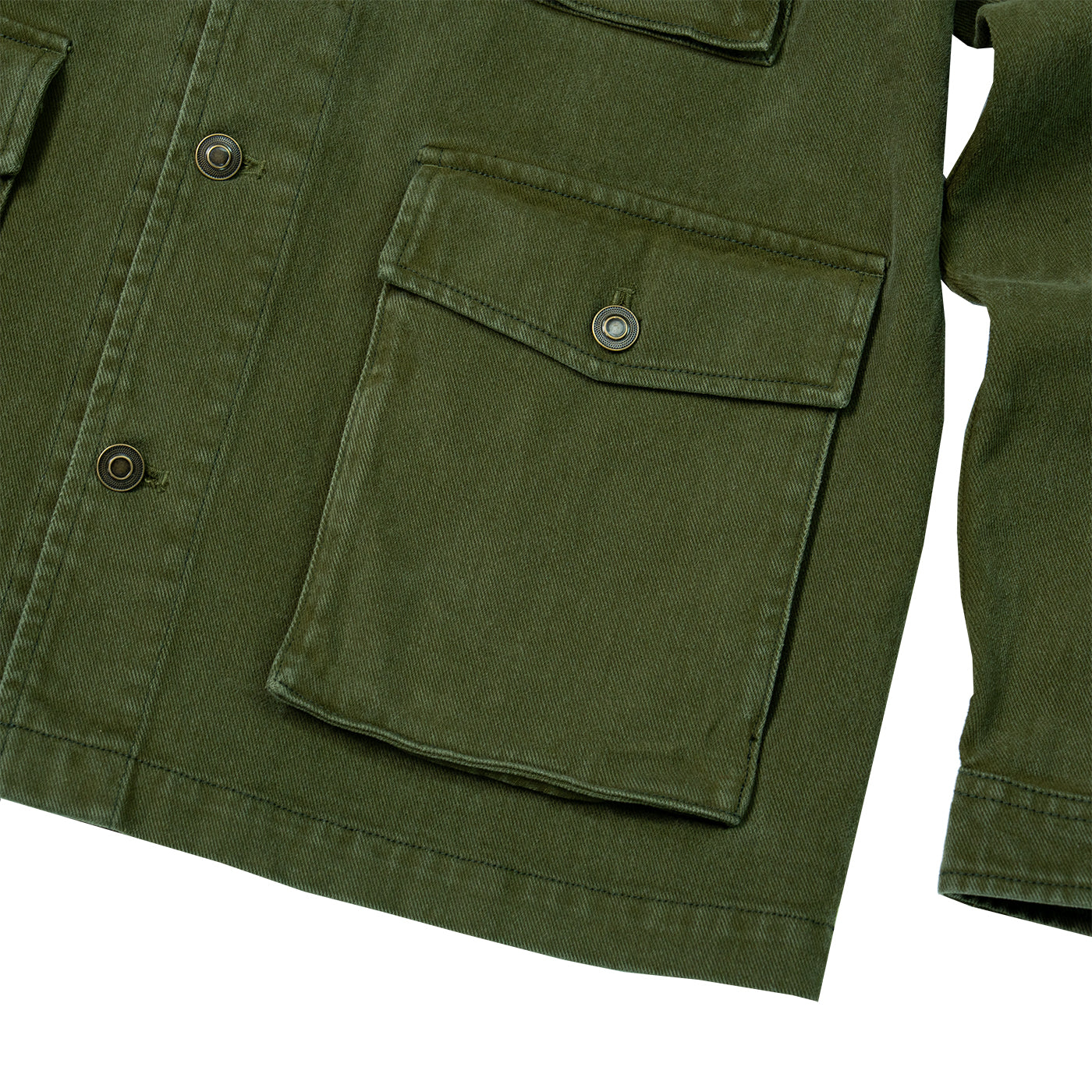 JiaQi Forever M65 Heavyweight Utility Jacket with Waxed Canvas Coating