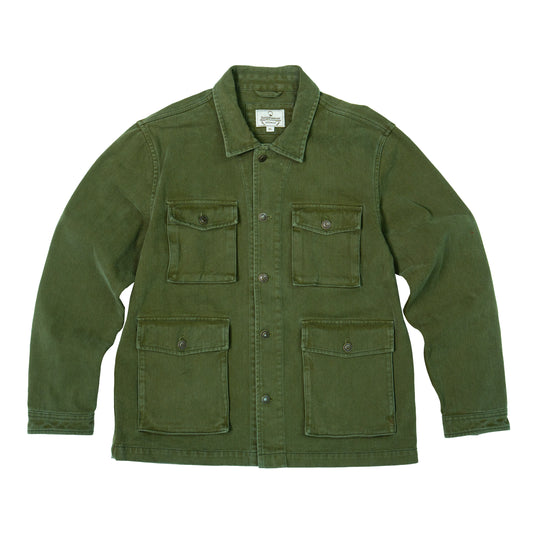 JiaQi Forever M65 Heavyweight Utility Jacket with Waxed Canvas Coating