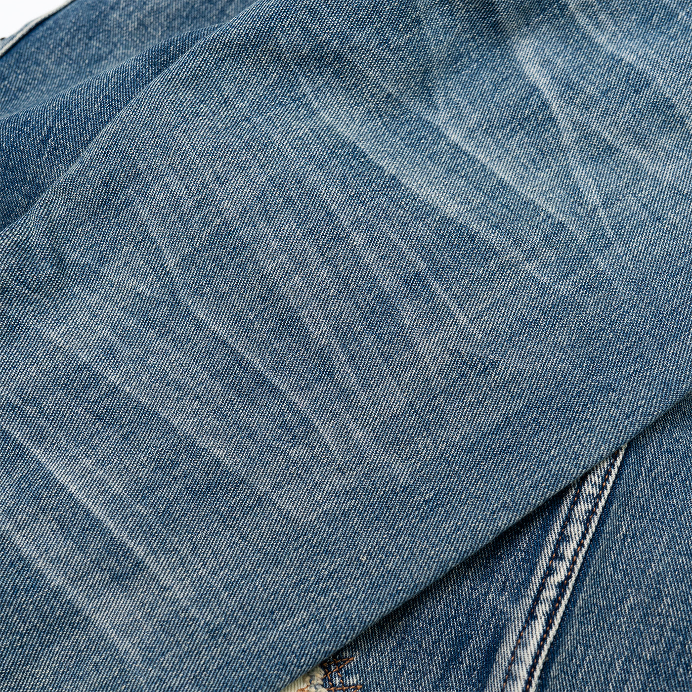 JiaQi Forever Roadrunner Premium Embroidery Distressed Denim Shirt