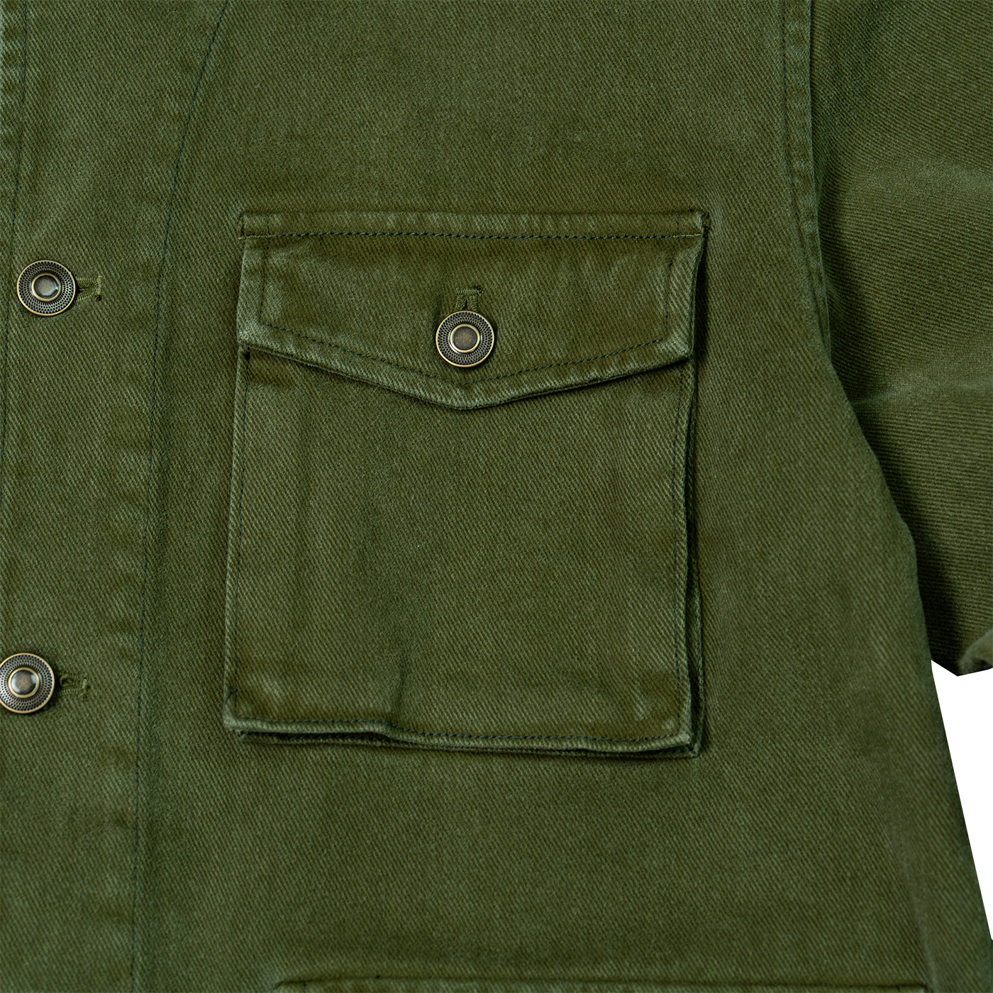 JiaQi Forever M65 Heavyweight Utility Jacket with Waxed Canvas Coating