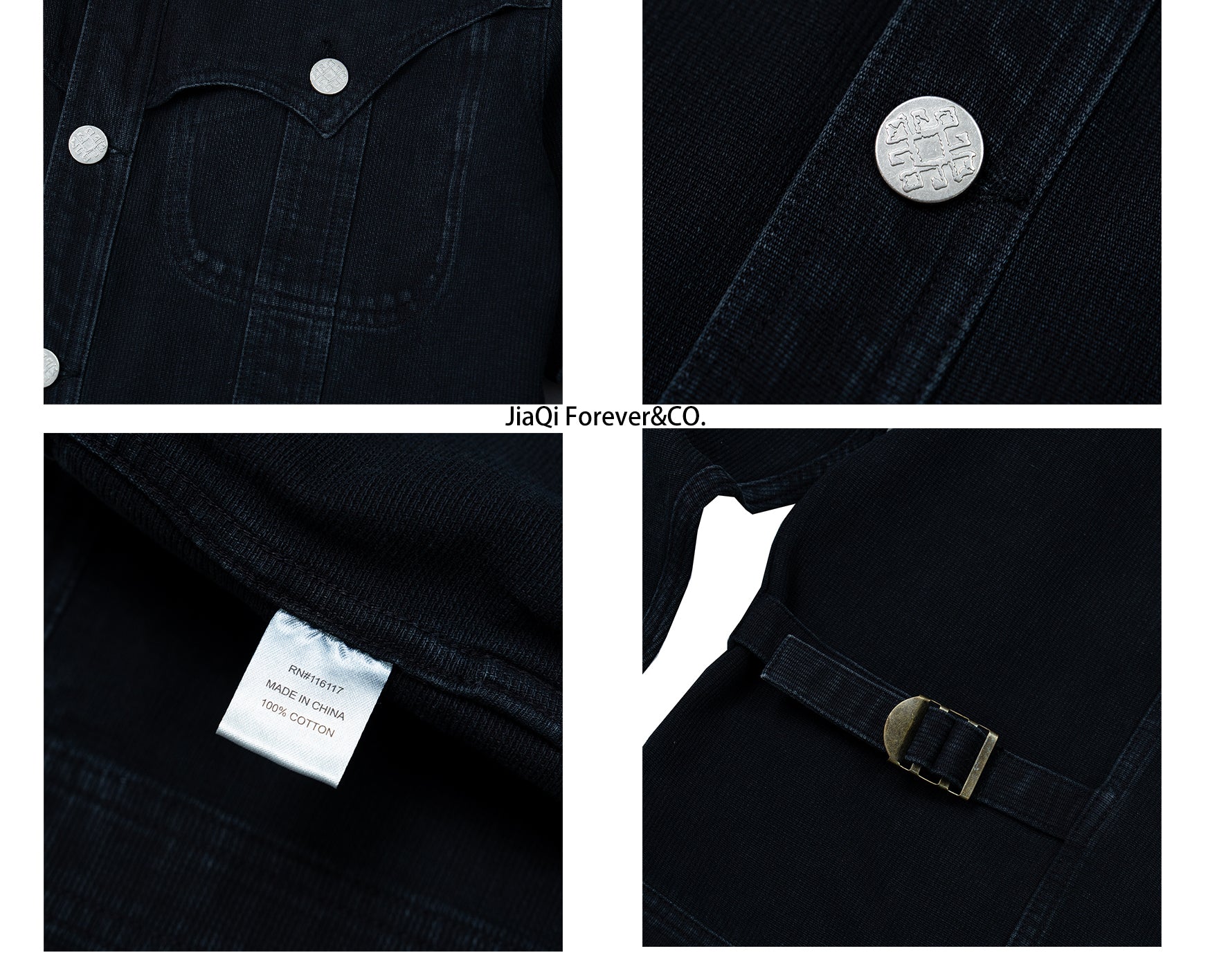 JiaQi Forever Straight - Shoulder Structured Heavyweight Jacket