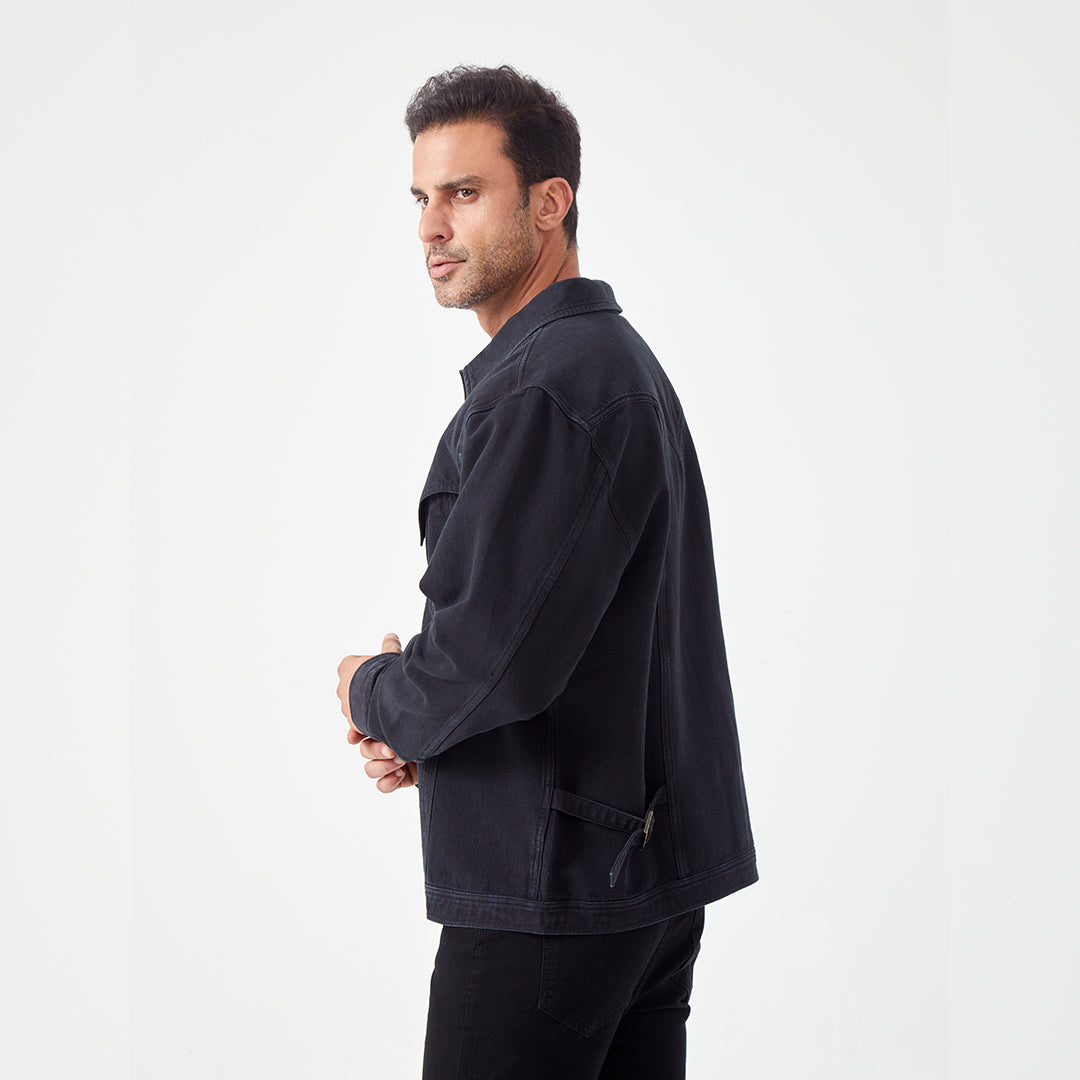 JiaQi Forever Straight - Shoulder Structured Heavyweight Jacket
