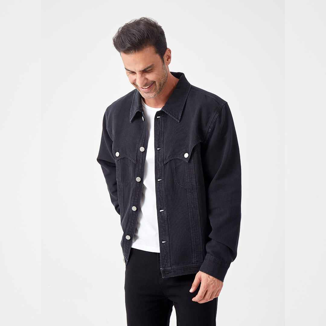 JiaQi Forever Straight - Shoulder Structured Heavyweight Jacket